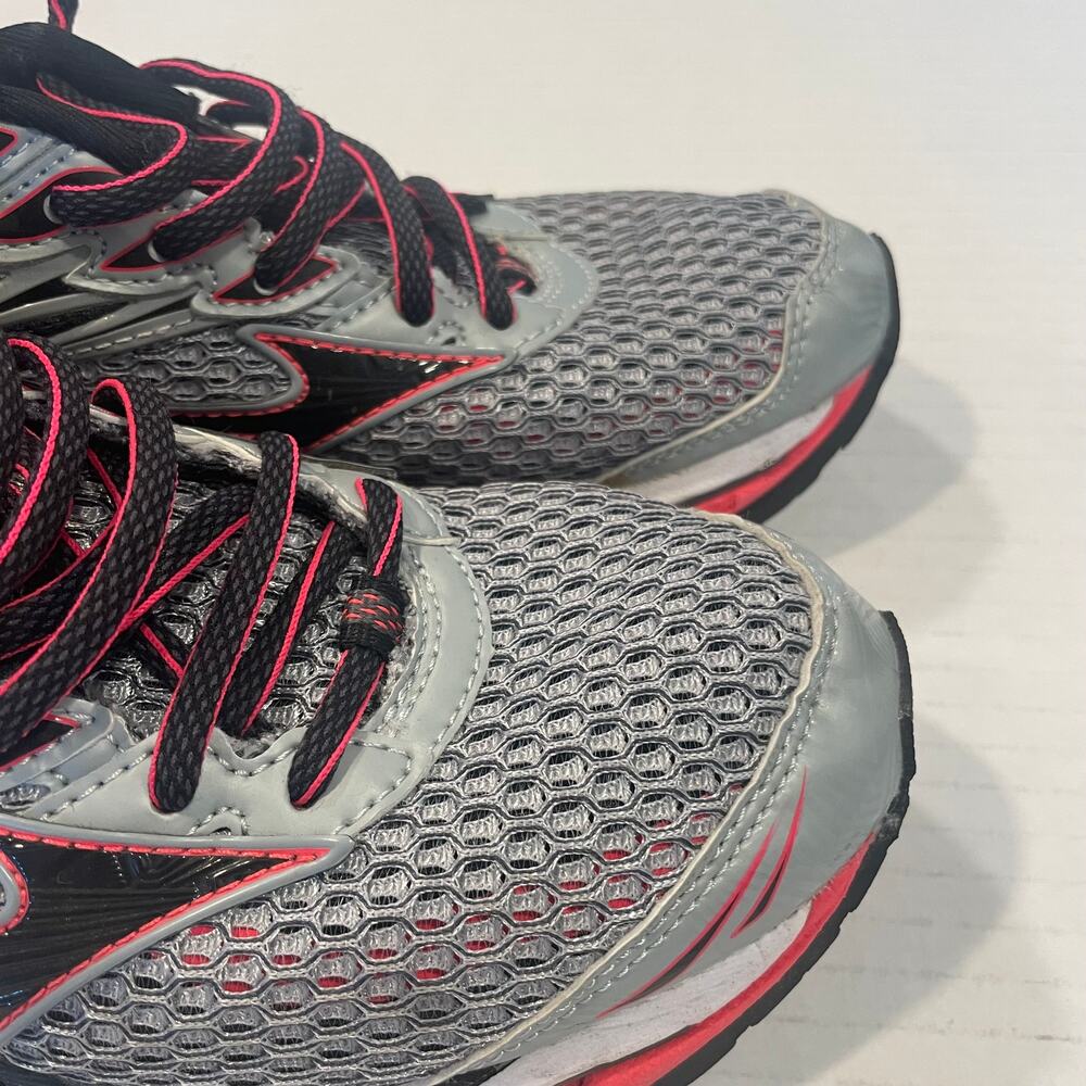 Mizuno Women's Wave Enigma 6W gray  pink running shoes athletic sneakers gym - Picture 10 of 15